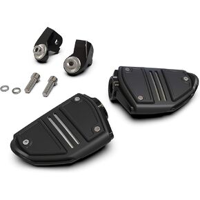 Goldstrike Twin Rail Footrest with Driver Adapter (black) for Gold Wing