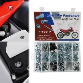 330PCS Plastics Engine Body Fasteners Bolts Kit Fit for CRF50F 03-25, CRF70F/CRF80F 03-13, CRF100F 04-13, CRF110F 13-25, CRF125F 14-25, CRF150F 03-17, CRF230F 03-21, CRF250F 19-25
