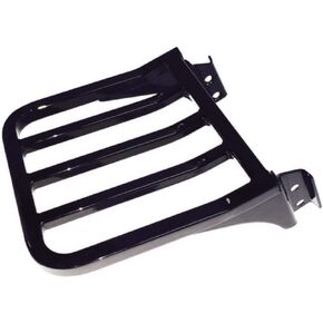 Gloss Black Five Bar Sport Luggage Rack Rear Carrier For Harley Davidson Softail Heritage Classic Fat Boy Dyna Street Bob Low Rider Sportster XL1200 XL883 Iron Low Sissy Bar Backrest HD Refer 50300031