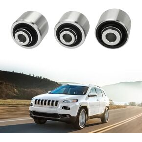 540-168 3pcs التعليق الخلفي مجموعة جلبة المفصل المتوافقة مع Jeep Cherokee 2014-2021 ، استبدل# BKK82685PR ، 5090070AC ، 5090070AD ، 5090070AE