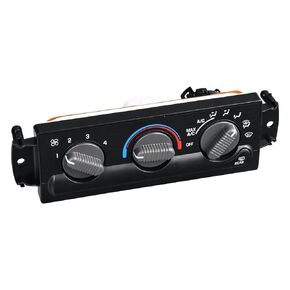 599-261 Front A/C Heater Control Control Panel متوافق مع 1999-2005 Chevrolet Blazer ، 1999-2004 Oldsmobile Bravada ، 1999-2001 GMC Jimmy Replace# 15098966 ، 16250535