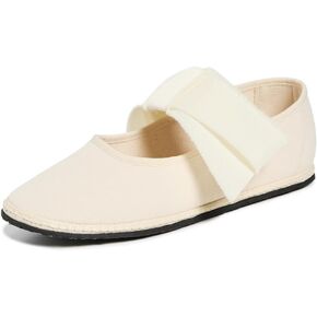 Women's Cotton Mary Jane Maxi Bow Flats