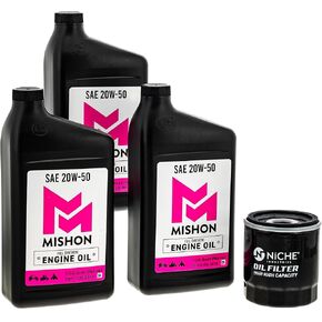 مجموعة تغيير زيت محرك Mishon لهارلي ديفيدسون Iron Sportster 883 Super Low Forty Forty