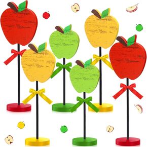 6 PCS 6 PCS Juneteenth Table Decorations Wooden Menced Centerdenth Tier -Tiered Tiered Tresh Decor