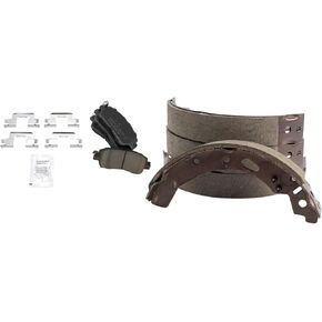 TRQ Brake Pads Ceramic Compatible with 2016 Scion iA 2019-2020 Toyota Yaris 2017-2018 Yaris iA