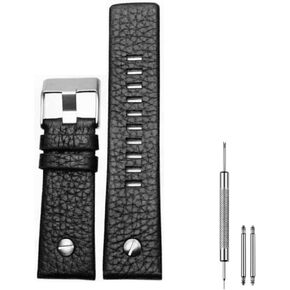 26mm Spring Bar Leather Replacement Straps Compatible with Diesel Leather Watch Band Strap