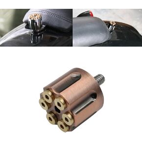 Motorcycle Knurled Fender Seat Bolt Screw for Harley Sportster Touring Softail Dyna CVO Electra Glide Street Glide M6 1996-2022(Bronze)
