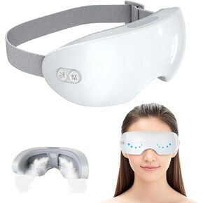 Smart Steam Therapy Eye Mask with Heat Compress – 2 Levels Adjustable Steam Eye Steamer for Dry Eyes Relief, Fast-Restore Comfort & Clarity to Your Eyes, Portable Eye Massager for Travel & Home Use