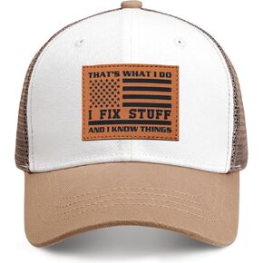Gifts for Men Who Have Everything, Birthday Gifts for Dad Husband Brother, That's What I Do I Fix Stuff and I Know Things Hat