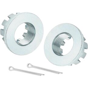 2Pcs Front Axle Castle Nuts 16mm Replacement for Honda Foreman 400/450/500 Fourtrax 300-4x4 Rancher 350/400/420-4x4 Rincon 650/680 Rubicon 500 TRX350