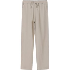Weintee Women's Tall Linen Pants Long 36 Inch Inseam