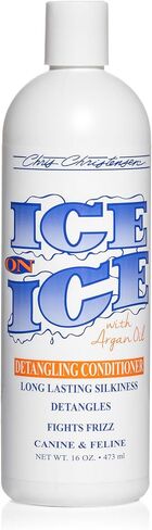 Chris Christensen Ice on Ice Detangling Dog Conditioner, Groom Like a Professional, Dematts, Moisturizes, Creates Long Lasting Silkiness, All Coat Types, Made in USA, 1gal in Saudi Arabia
