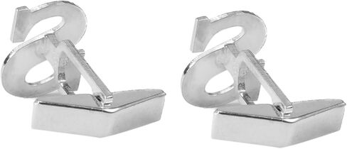 sterling Silver A-Z أزرار أكمام الأزرار الأولية للرجال ، 25 الأبجدية رسائل زفاف الكفة ، الأسماء المخصصة هدية رابط الكفة ، و men monogram. in Kuwait