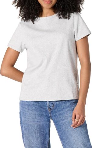 Amazon Essentials FIT المعتادة للسيدات 100 ٪ من القطن Crewneck تي شيرت قصير الأكمام ، متعددة الأدوات in Saudi Arabia