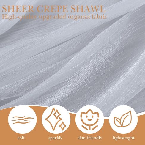 Shawls and Wraps for Evening Dresses Women Shawls and Wraps Scarf for Bridal Wedding Dressy in Saudi Arabia