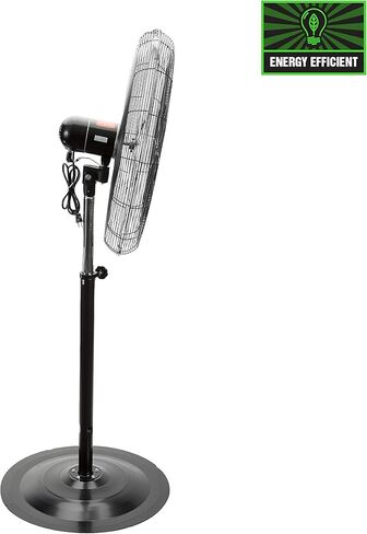 OEMTOOLS OEM24871 مروحة بقاعدة متأرجحة مقاس 20 بوصة، مروحة تجارية لمواقع العمل، مراوح صناعية، مروحة متجر عالية السرعة، مروحة بقاعدة، مروحة متأرجحة على الحامل، المستودع، المرآب، أو مروحة الصالة الرياضية، 20 بوصة in Kuwait