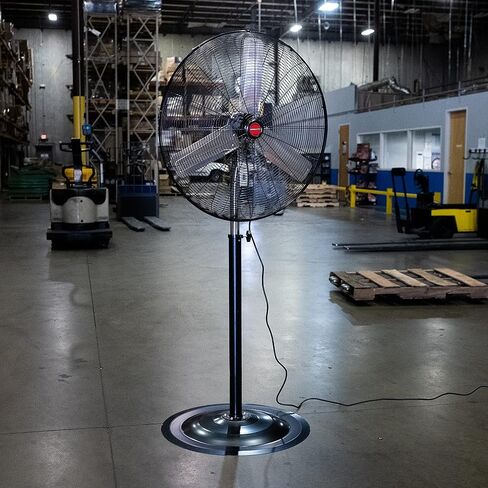 OEMTOOLS OEM24871 مروحة بقاعدة متأرجحة مقاس 20 بوصة، مروحة تجارية لمواقع العمل، مراوح صناعية، مروحة متجر عالية السرعة، مروحة بقاعدة، مروحة متأرجحة على الحامل، المستودع، المرآب، أو مروحة الصالة الرياضية، 20 بوصة in Kuwait