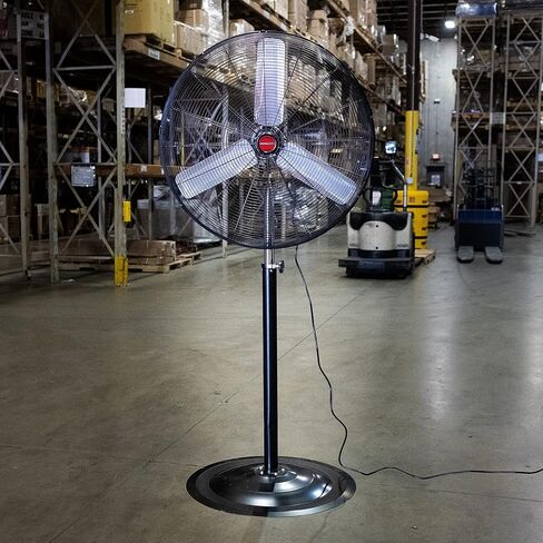 OEMTOOLS OEM24871 مروحة بقاعدة متأرجحة مقاس 20 بوصة، مروحة تجارية لمواقع العمل، مراوح صناعية، مروحة متجر عالية السرعة، مروحة بقاعدة، مروحة متأرجحة على الحامل، المستودع، المرآب، أو مروحة الصالة الرياضية، 20 بوصة in Kuwait