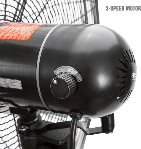 OEMTOOLS OEM24871 مروحة بقاعدة متأرجحة مقاس 20 بوصة، مروحة تجارية لمواقع العمل، مراوح صناعية، مروحة متجر عالية السرعة، مروحة بقاعدة، مروحة متأرجحة على الحامل، المستودع، المرآب، أو مروحة الصالة الرياضية، 20 بوصة in Kuwait