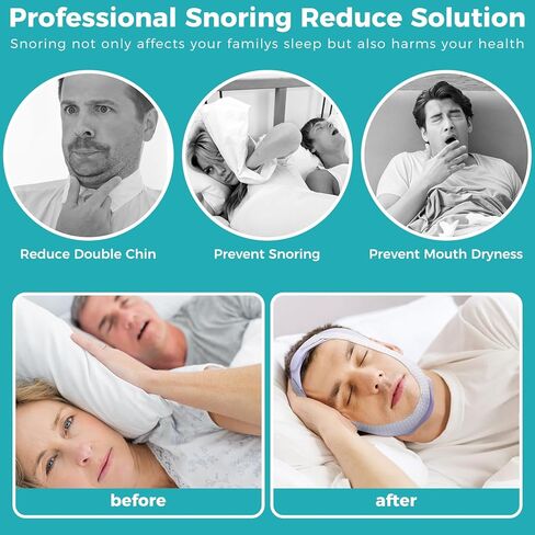 حزام الذقن للنوم ، أجهزة شخير مضادة ، جهاز شخير القابل للضبط من النايلون ، وهو محلول شخير قابل للتنفس وقابل لإعادة الاستخدام ، وفعال مضاد للشخير (وردي) in Kuwait
