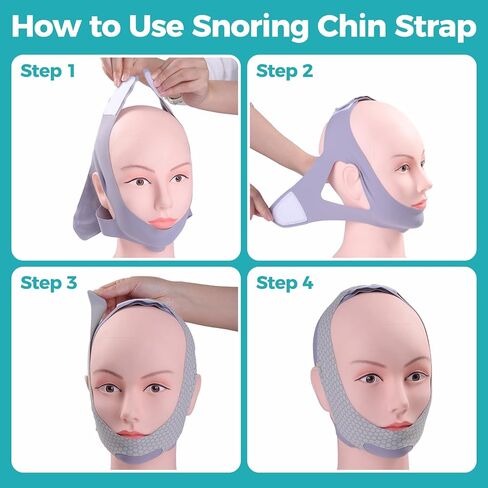 حزام الذقن للنوم ، أجهزة شخير مضادة ، جهاز شخير القابل للضبط من النايلون ، وهو محلول شخير قابل للتنفس وقابل لإعادة الاستخدام ، وفعال مضاد للشخير (وردي) in Kuwait
