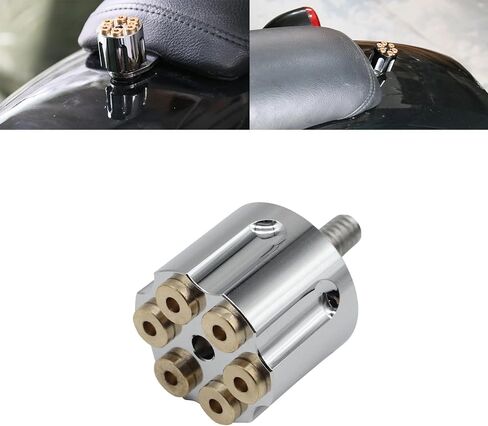 Motorcycle Knurled Fender Seat Bolt Screw for Harley Sportster Touring Softail Dyna CVO Electra Glide Street Glide M6 1996-2022(Bronze) in Saudi Arabia