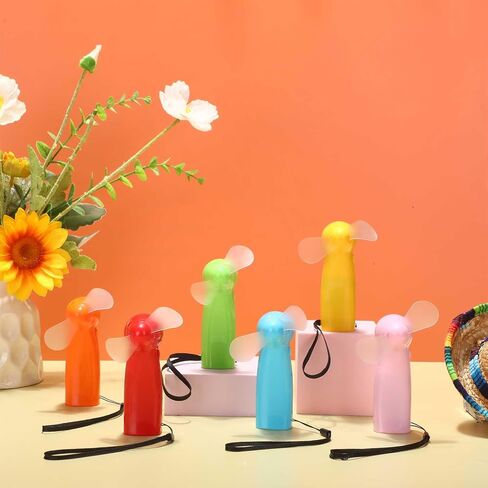 Retisee 12 Pcs Mini Hand Held Fan Personal Fan Battery Powered with Soft Foam Blades Small Fan Pocket Fan for Travel Hiking Home Indoor Office Kids Girls Women Makeup in Saudi Arabia
