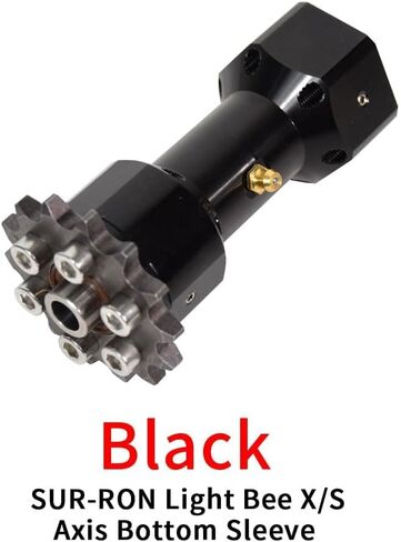 غلاف رمح مركزي لـ Surron Light Bee X ، Sur Ron Drive Axis Axis Sertories Surron Accessories for Surron Electric Dirt Bike (Black) in Kuwait