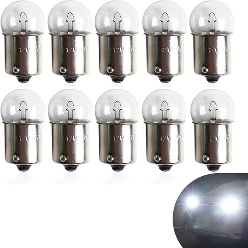 10 PCS 1156 Bulbs ، P21W 7506 BA15S 12V 10W Super Bright Light Light Light Light Light ، استبدال لمبات السيارات للسيارات والشاحنات وسيارات الدفع الرباعي (أبيض) in Saudi Arabia