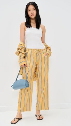 DONNI. Women's The Stripe Pop Drawstring Pants in Saudi Arabia