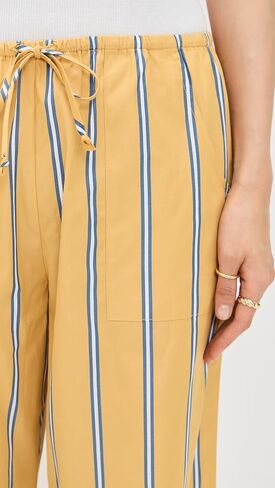 DONNI. Women's The Stripe Pop Drawstring Pants in Saudi Arabia