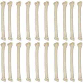 20 Pcs Egyptian Egypt Cotton Fuse Alcohol Burner Equipment Heating Lamp Candle Torch Wicks Replacement Kerosene Wick Braided Torch Stove Arabian Coffee Tea Tabletop (1 Pcs = 8" / 20 cm) فتيل قطن