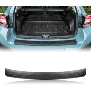 Rear Bumper Cover Protector Trim Compatible with Subaru Crosstrek 2018 2019 2020 2021 Replacement Trunk Door Entry Guards