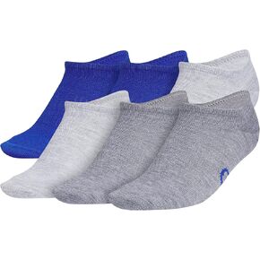 Adidas Superlite Classic No Show Socks (6 أضعاف) للأطفال ، الأولاد ، والبنات الخفيفة ، والرياضية للتنفس