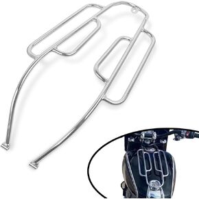 CHIFUN Fuel Tank Luggage Rack Gas Tank Protection Guard Compatible with BMW R18 2020-2023 / R18 Classic 2021-2023 Chrome Steel Motorcycle Front Shelf Bracket