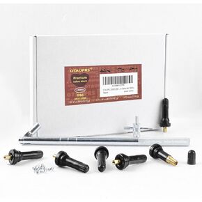 TPMS Valve STEM ، TPMS 20008 Tyre Valve Scets ، TPMS Snap-in Tyre Sensor Stem (100pcs) ، مع 2 أداة