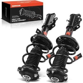 A-Premium Front Pair (2) Complete Strut and Coil Spring Assembly Compatible with Chevrolet Cruze 2016 2017 2018 2019, Driver and Passenger Side