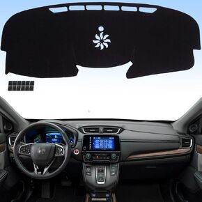 Dashboard Cover Flannel Dash Mat Custom Compatible with 2012 2013 2014 2015 2016 Honda CR-V, Anti-Glare, Anti-Reflection, No Peculiar Smell