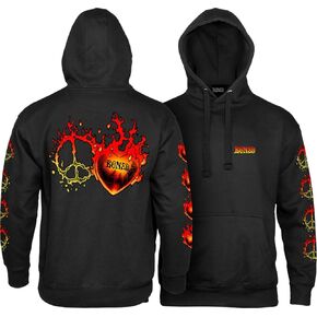 Powell Peralta BONES WHEELS Heart & Soul Hooded Sweatshirts