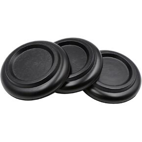 Piano Caster Cups Grand Piano Caster Cups Black Piano Leg Hardwood Cups Pads for Grand Piano (Set of 3)