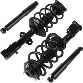 171128L 171128R 37290 Front/Rear Suspension Shock Absorber Struts Fit for 2008-2016 Chrysler Town & Country, 2008-2019 Dodge Grand Caravan Except for Vehicles with Nivomat Rear Suspension