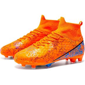 Unisex-Child Soccer Cleats Lightweight Kids Training Football Cleats