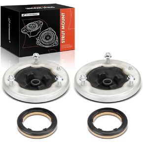 A-Premium Front Suspension Strut Mounts Compatible with BMW E65 Series 745i 2002-2005, 745Li 2002-2005, 750i/750Li 2006-2008, 760i 2004-2006, 760Li 2003-2008, Alpina B7 2007-2008, 2-PC Set
