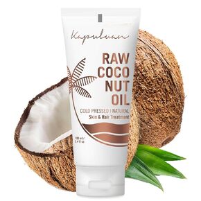 Pure Coconut Oil for Hair, Skin - Raw Extra Virgin Coconut Oil - Pure Unrefined Cold Pressed Oil with MCTs for Body Care or Haircare, Hair Growth, Aceite de Coco Natural 3 Pack, 100ml