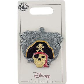 Disney Pin - Pirates of the Caribbean - Pirate Skull Logo - Sign