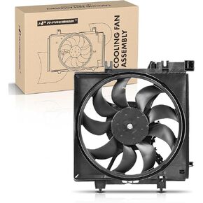 A-Premium Engine Radiator Cooling Fan Assembly Compatible with Select Subaru Models - Forester 2009-2013, Impreza 2008-2014, WRX 2013-2014, WRX STI 2013-2016 - Replace# 45121FG000, 45122FG003
