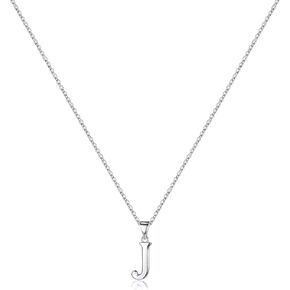 S925 Sterling Silver Silver Netclaces for Women ، Nypoallergenic Presal Necklace Letter Pendant S925 STERLIN