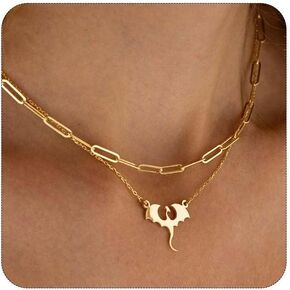 Fourth Merch Necklace 4th Merchandise Dragon Gold Necklaces for Women Accessories Book Lovers Gifts