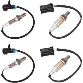 مستشعر O2 Oxygen Asseream و Nothrem-Tream Fits لـ Chevy Stuburban Silverado 1500 Tahoe ، لـ GMC C1500 C2500 Suburban K1500 Savana Sierra Yukon استبدال 234-4012 234-4018 4PCS