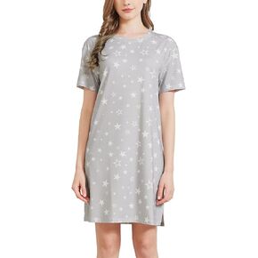 netdraw Women's Ultra Soft Bamboo Viscose Nightgowns Cooling T-Shirt Dress Pajamas Cotton Lightweight Sleepwear in Kuwait